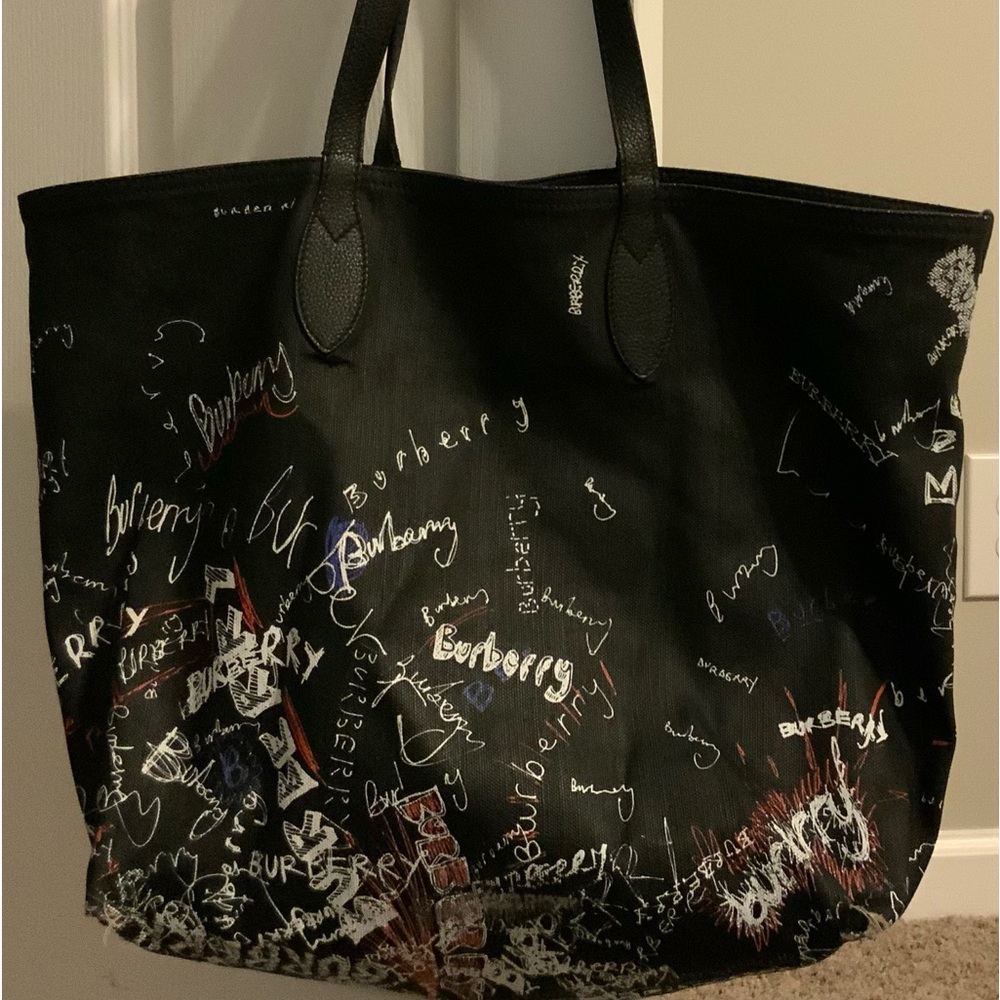 Burberry Doodle Graffiti Tote Hard to Find